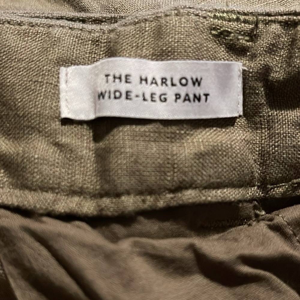 Madewell The Petite Harlow Wide-Leg Pants Size 00P in 100% Linen - Picture 9 of 9